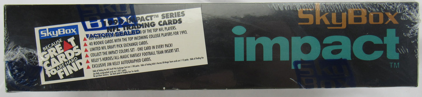 1993 Skybox Impact NFL Football Factory Sealed Box
