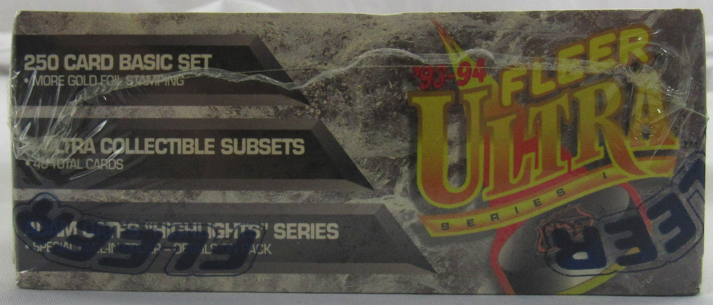 1993-1994 Fleer Ultra Series 1 NHL Hockey Collector Card Factory Sealed Box