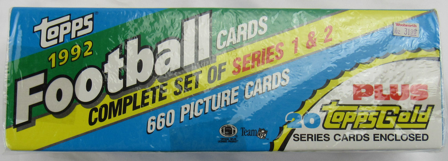 1992 Topps Football Complete Set of Series 1 & 2