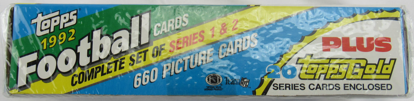 1992 Topps Football Complete Set of Series 1 & 2
