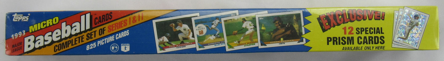1993 Topps Micro Baseball Complete Set of Series 1 & 2