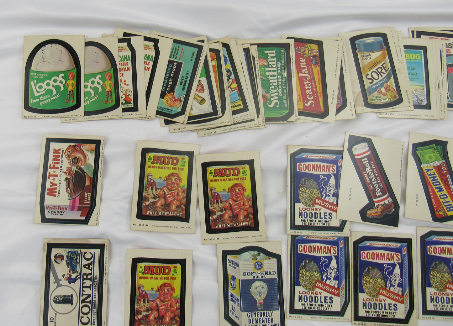1980 Topps Wacky Package Lot - Series 1,2,3 - 175 Card Lot