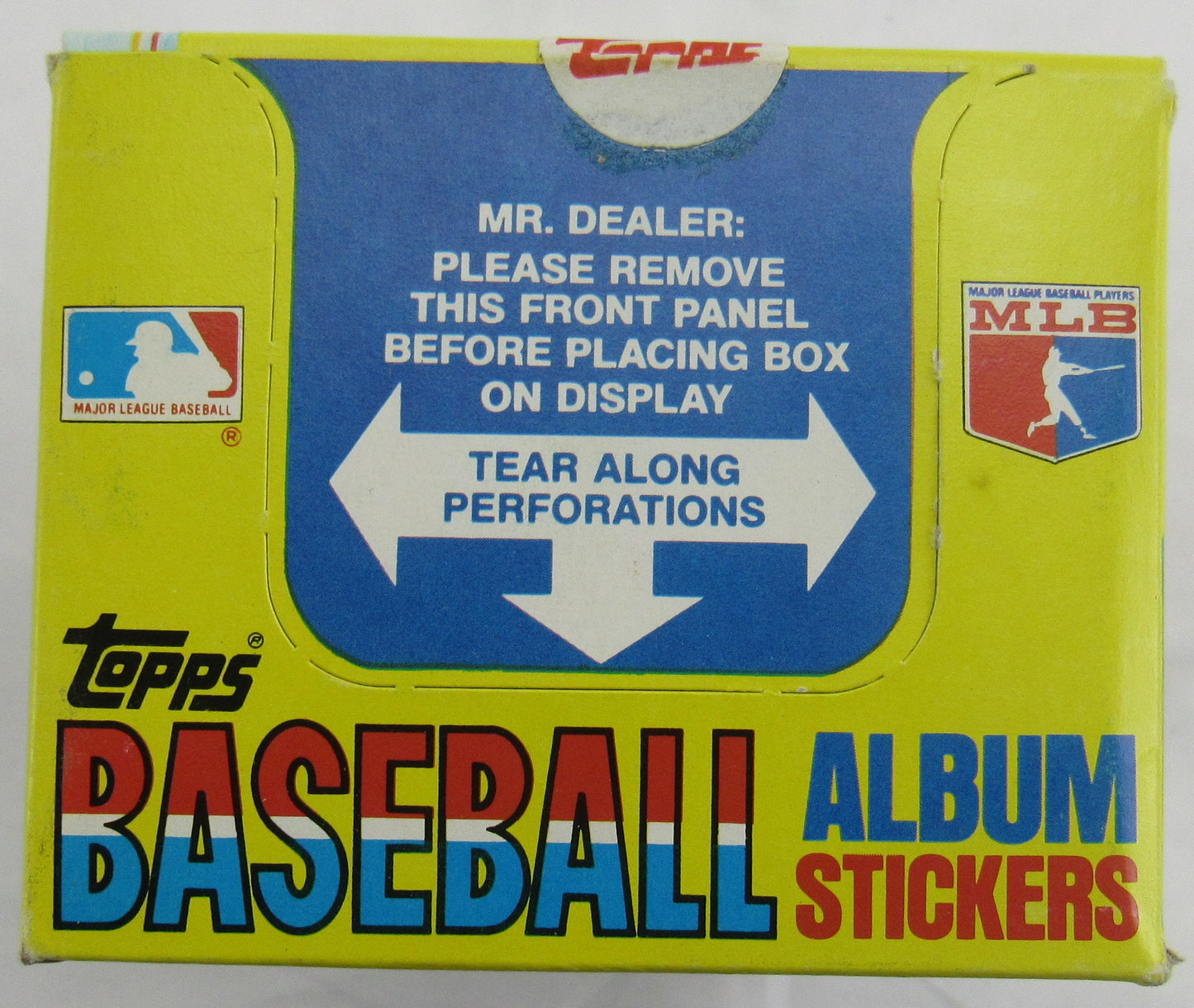 1981 Topps Baseball Sticker Box - 100 Packs - Factory Sealed
