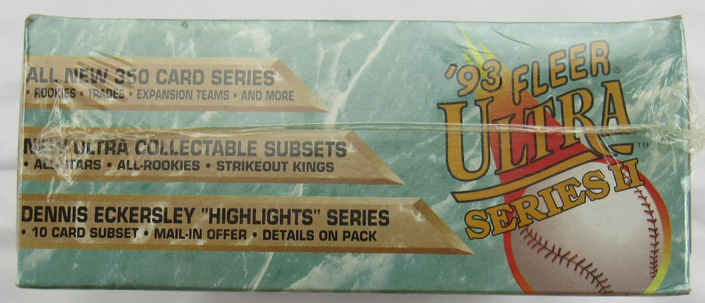 1993 Fleer Ultra Series II Baseball Wax Box