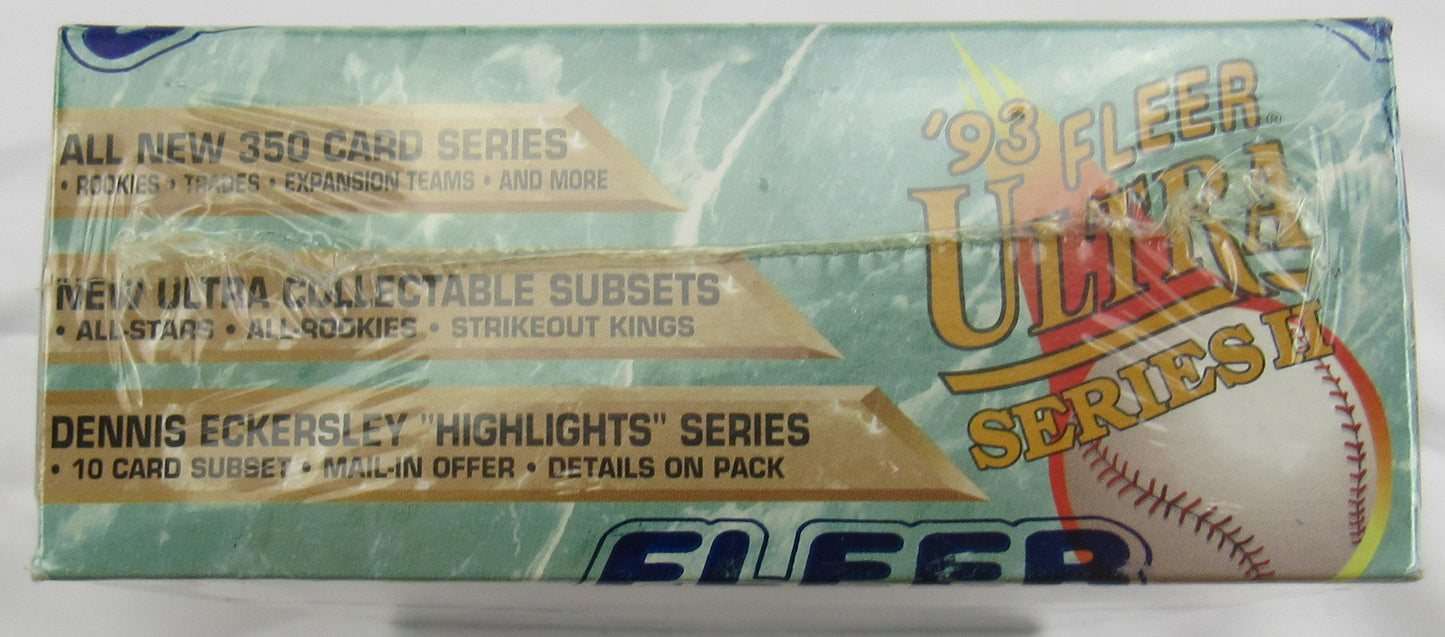 1993 Fleer Ultra Series II Baseball Wax Box