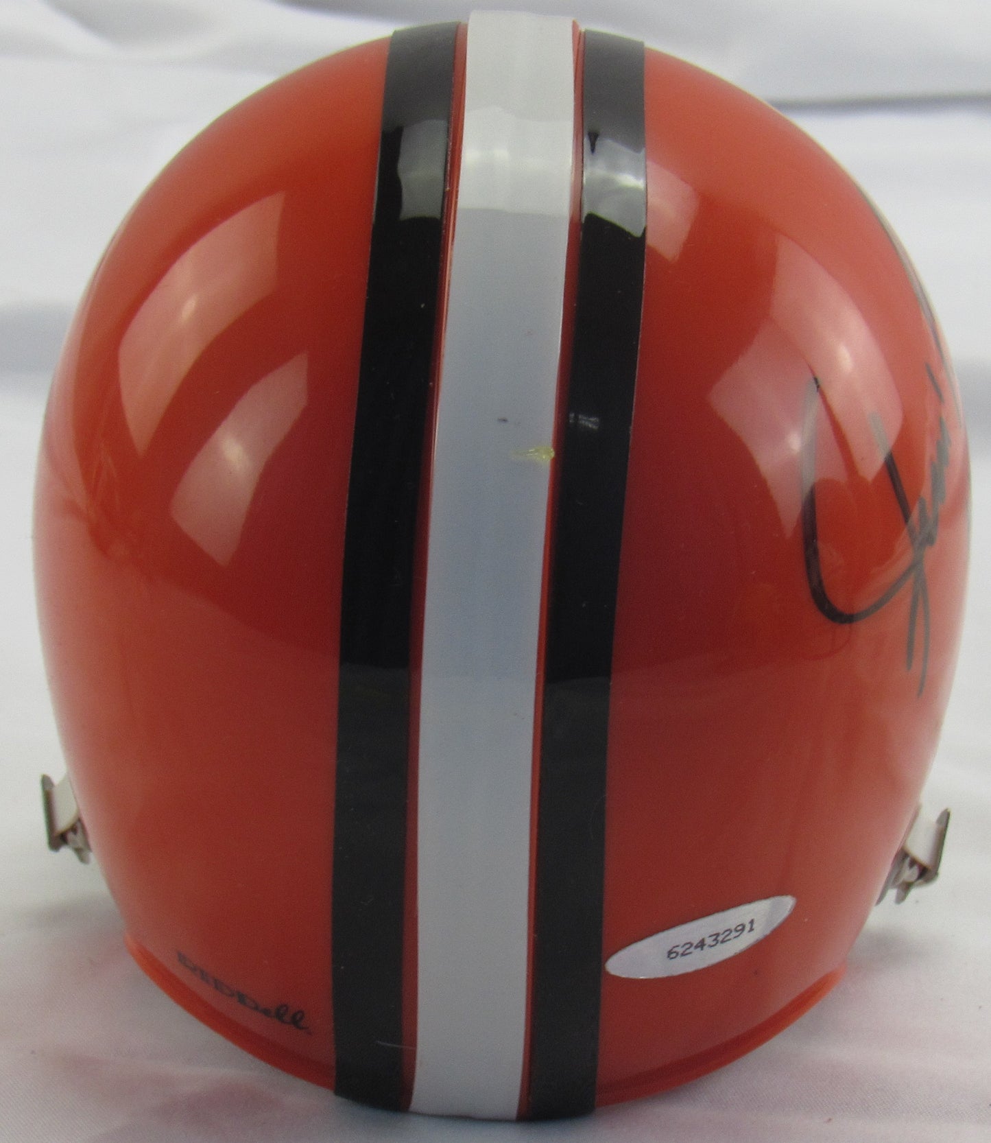 Jim Brown Signed Auto Browns Mini Helmet Tristar Hologram