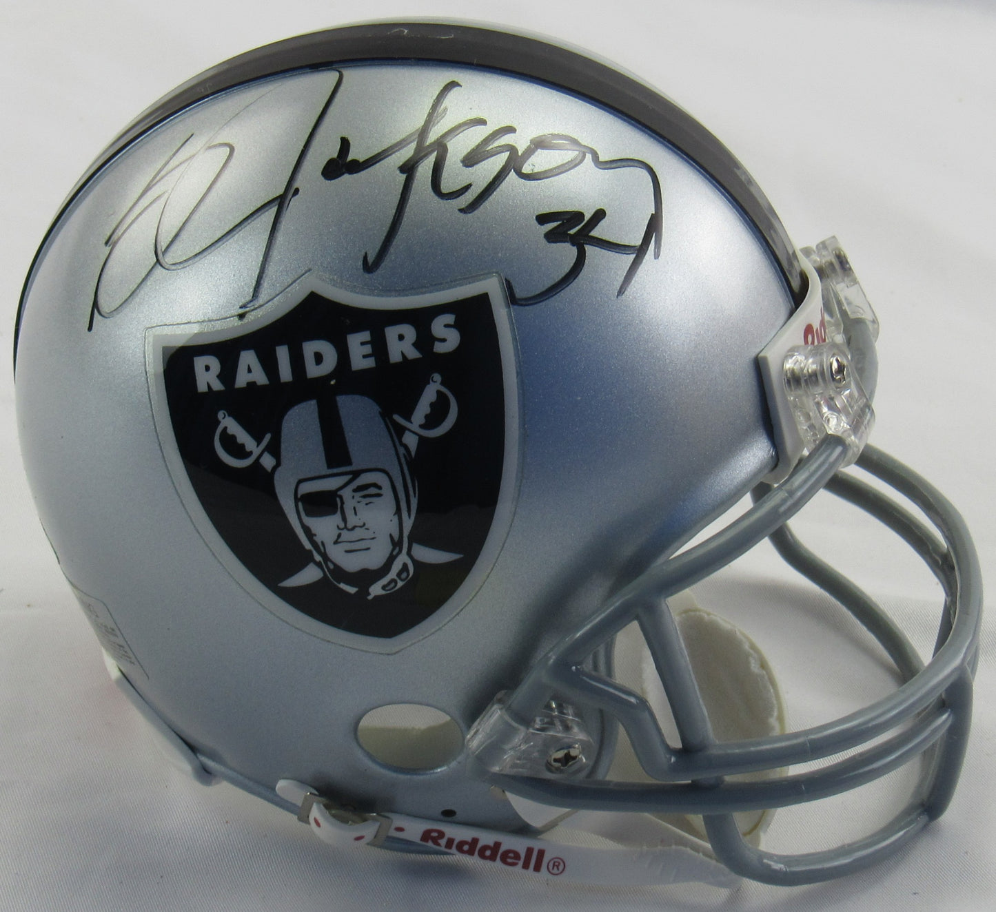 Bo Jackson Signed Auto Raiders Mini Helmet Tristar Hologram