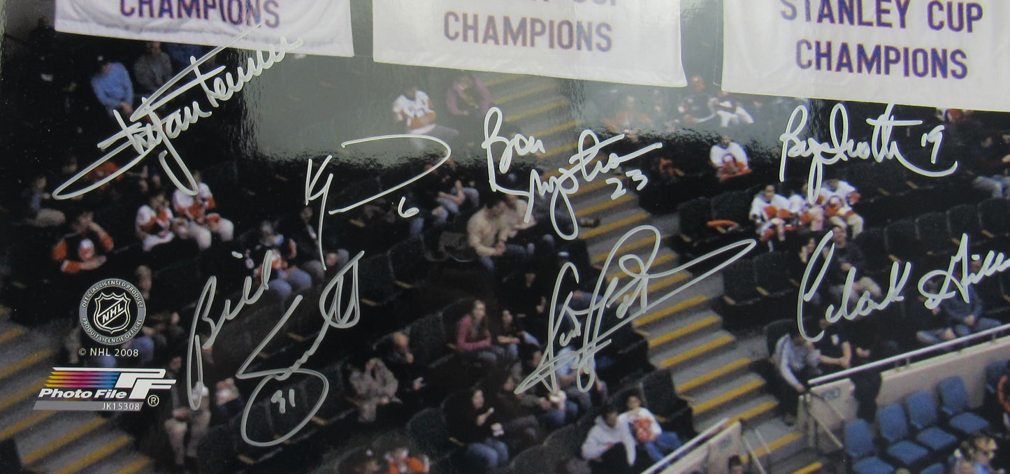 Islanders Stanley Cup Teams Signed Auto 16x20 Photo Steiner Hologram - Mike Bossy, Clark Gillies