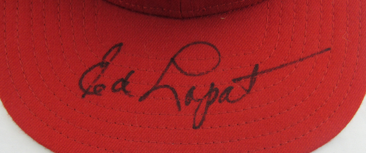 Ed Lopat Signed Auto Hat JSA CC42654