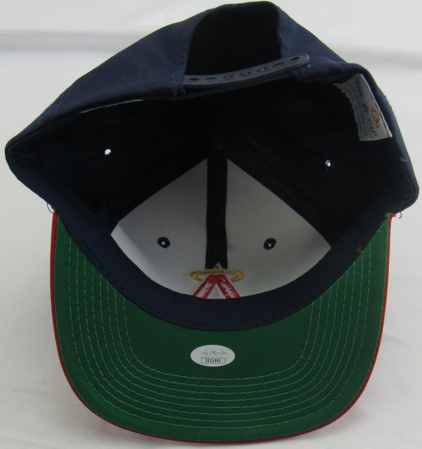 Tim Salmon Signed Auto Hat JSA EE11993