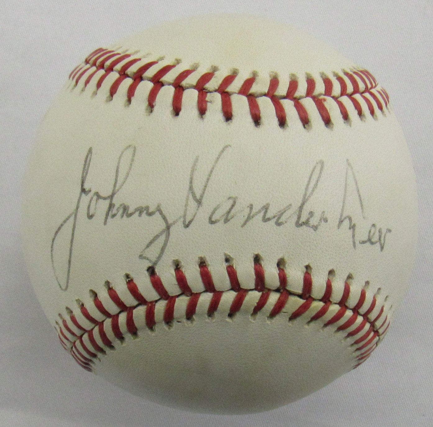 Johnny Vander Meer Signed Auto Rawlings Baseball JSA EE31507