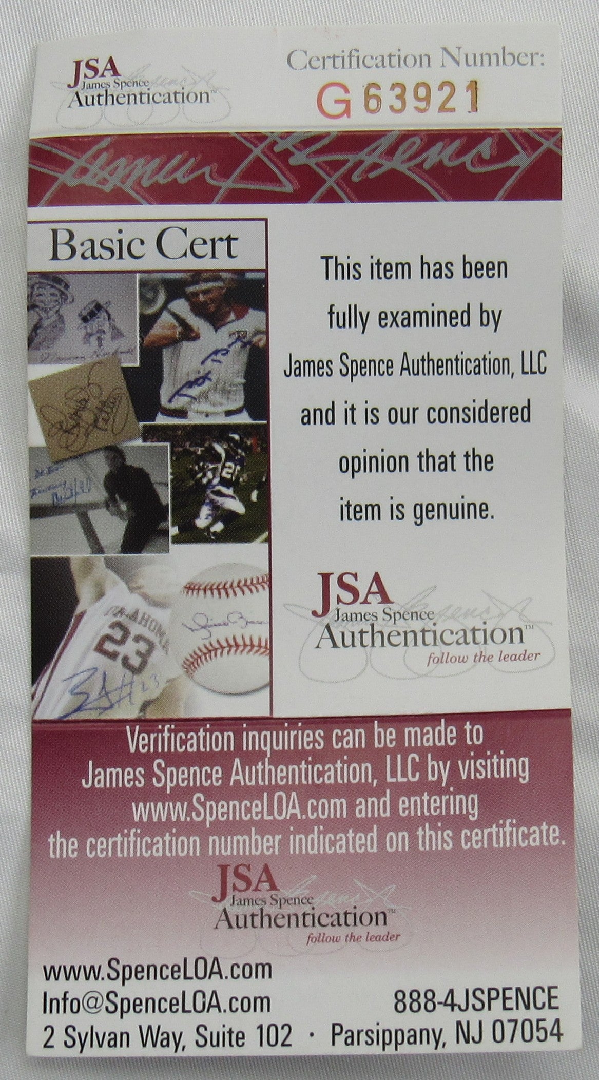 Spider Jorgensen Signed Auto Rawlings Baseball JSA G63291