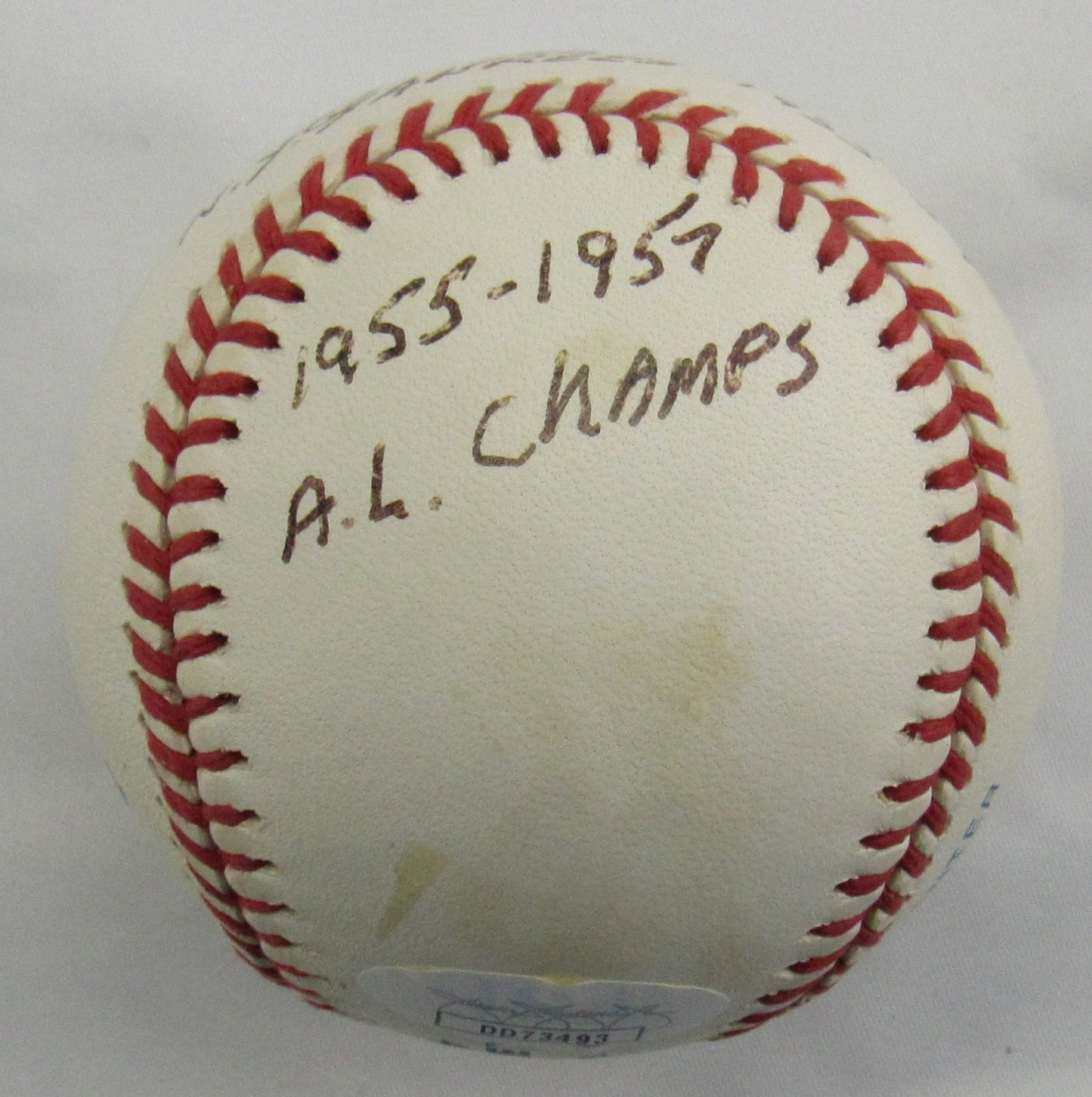 Johnny Kucks Signed Auto Rawlings Baseball JSA DD73493