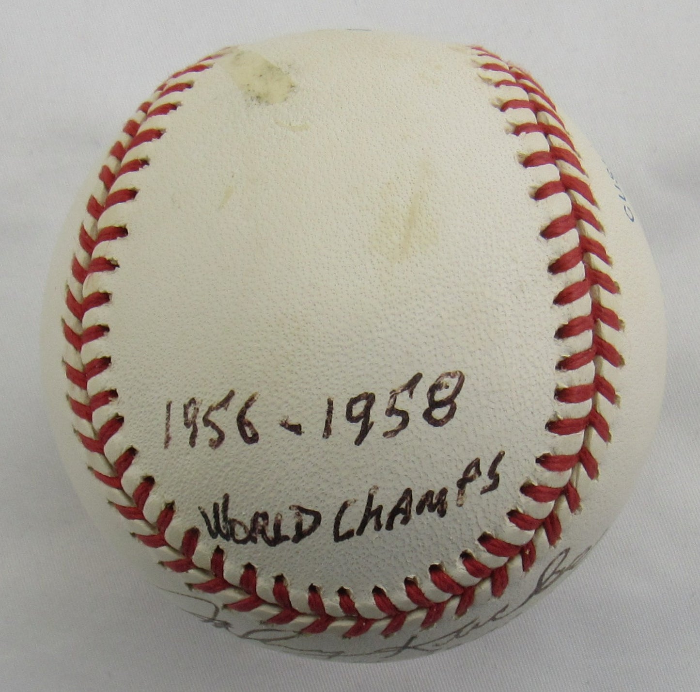 Johnny Kucks Signed Auto Rawlings Baseball JSA DD73493