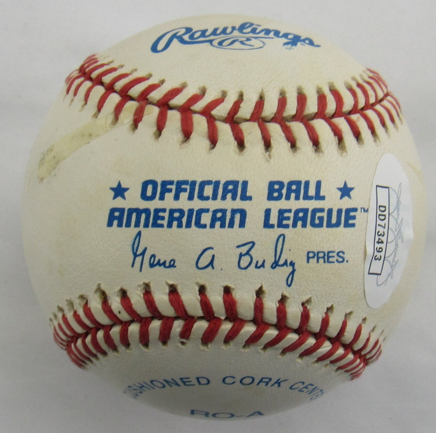 Johnny Kucks Signed Auto Rawlings Baseball JSA DD73493