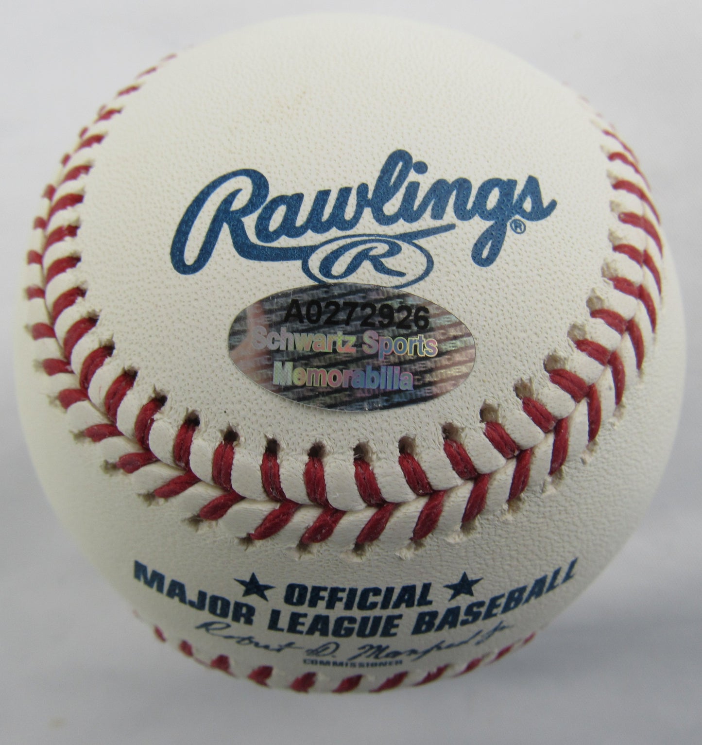 Dave Stewart Signed Auto Rawlings Baseball Schwartz Sports / No Hitter Insc.