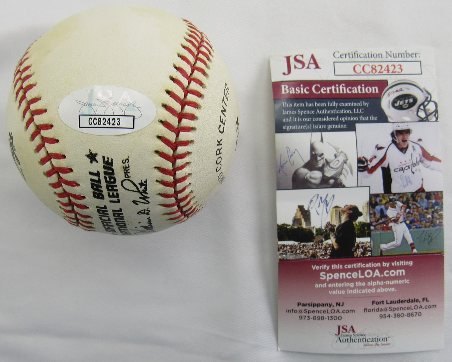 Dolph Camilli Signed Auto Rawlings Baseball JSA CC82423