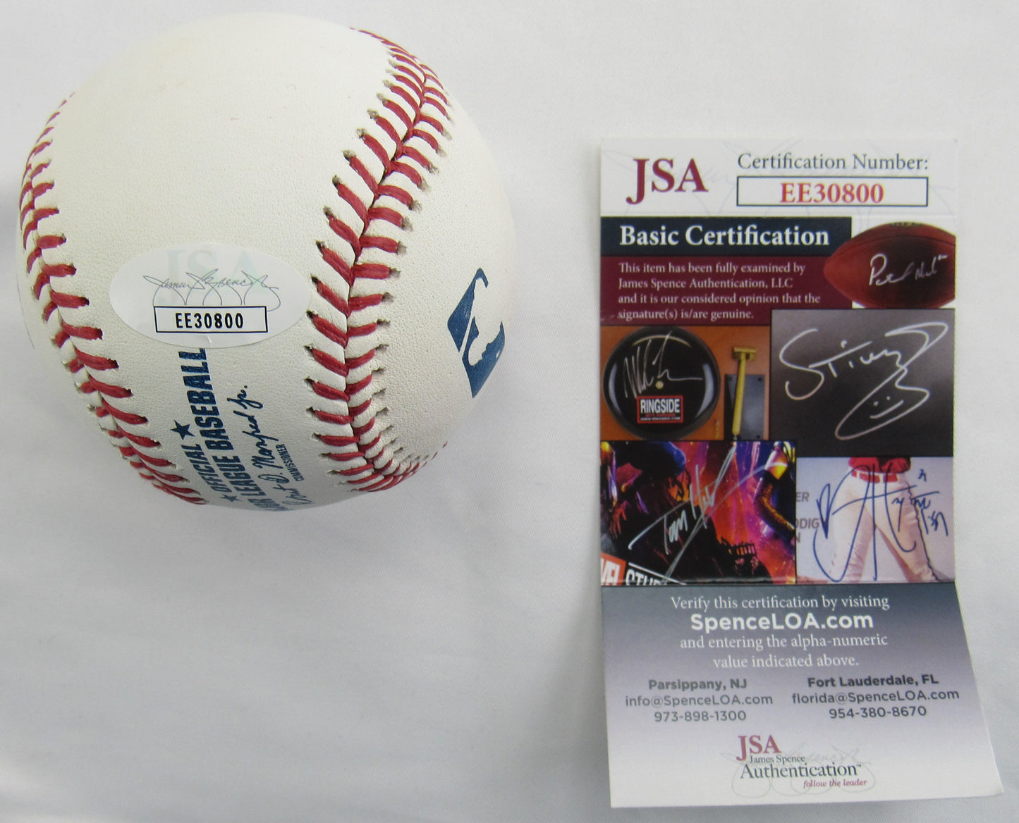 Albie Pearson Signed Auto Rawlings Baseball JSA EE30800