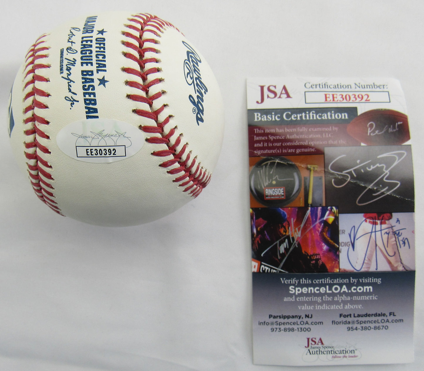 Gerrit Cole Signed Auto Rawlings Baseball JSA EE30392