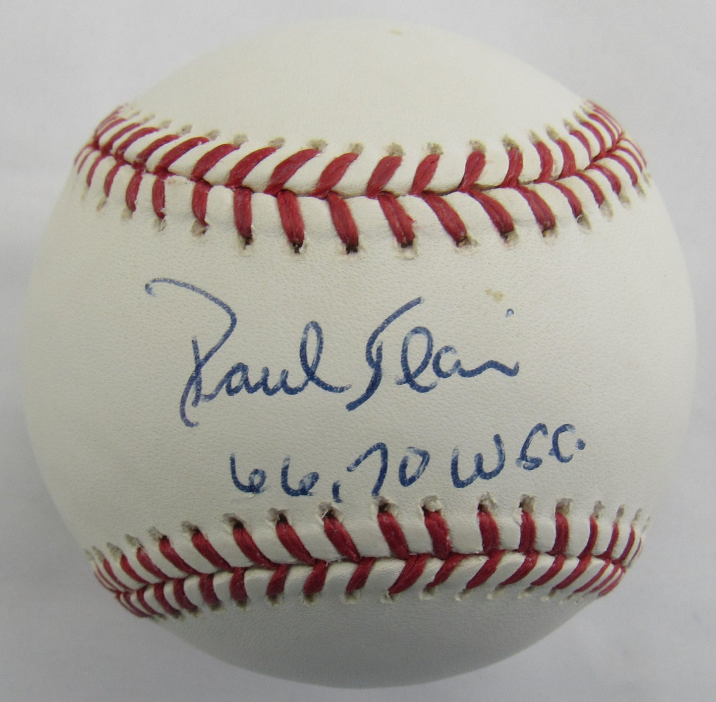 Paul Blair Signed Auto Rawlings Baseball JSA U83687