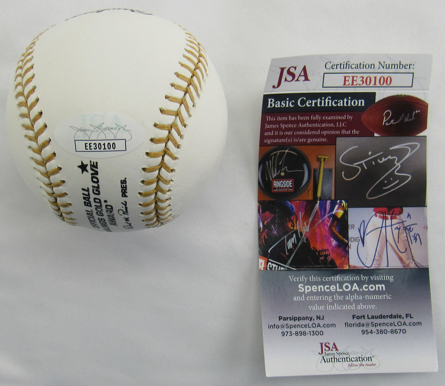 Bob Boone Signed Auto Rawlings Baseball JSA EE30100