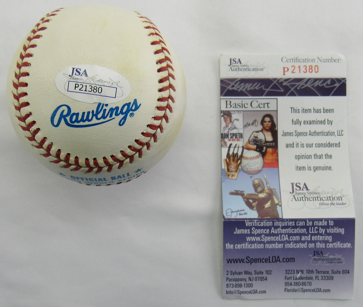 Ryan Klesko Signed Auto Rawlings Baseball JSA P21380