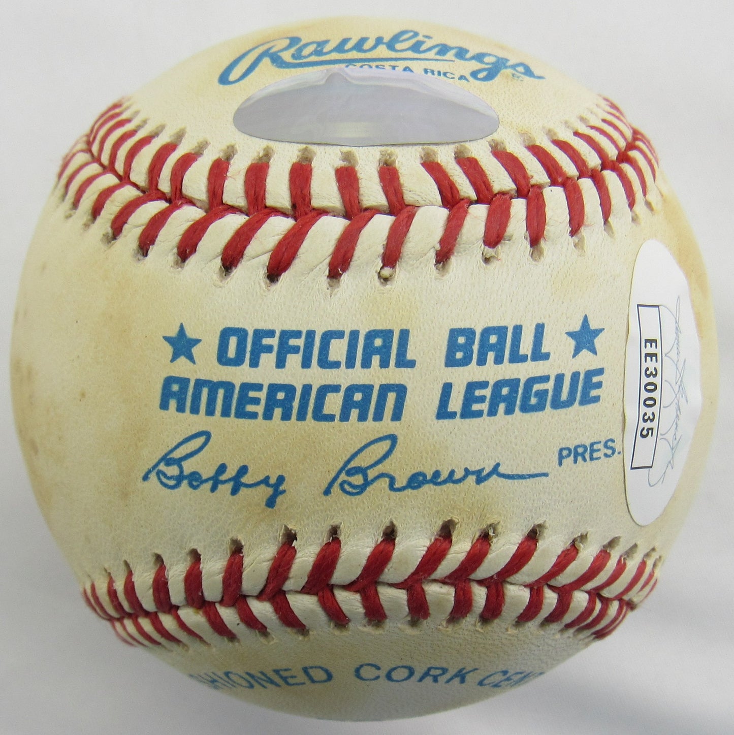 Johnny Mize Signed Auto Rawlings Baseball JSA EE30035