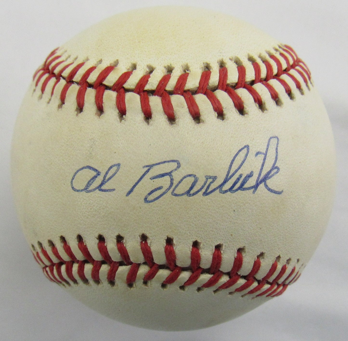 Al Barlick Signed Auto Rawlings Baseball JSA CC45921