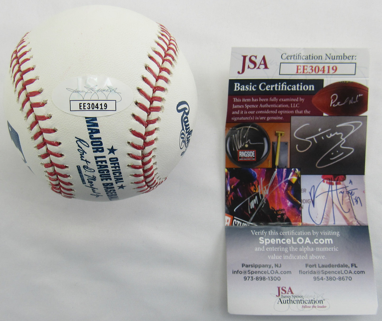Amed Rosario Signed Auto Rawlings Baseball JSA EE30419