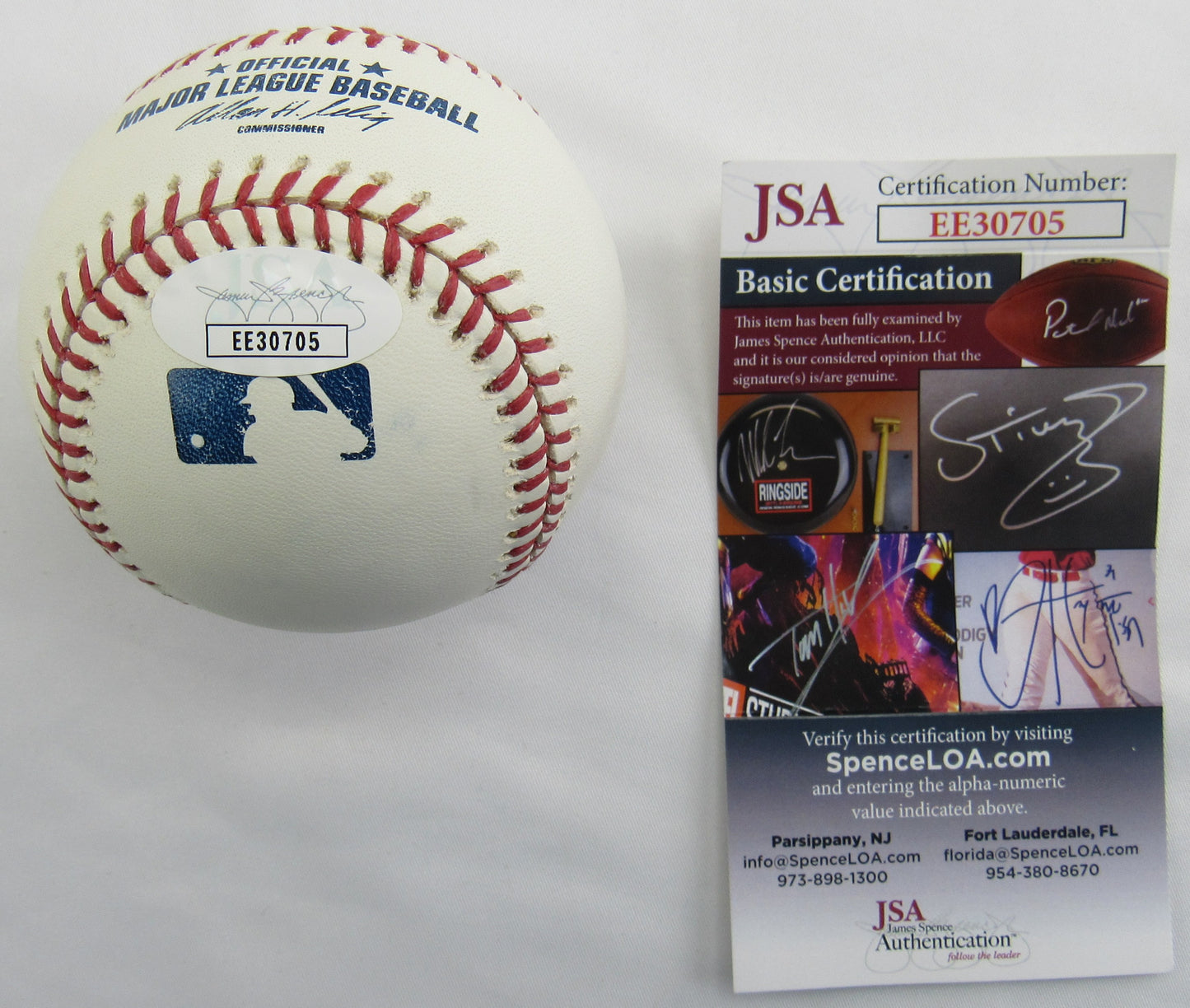 Tim Salmon Signed Auto Rawlings Baseball JSA EE30705