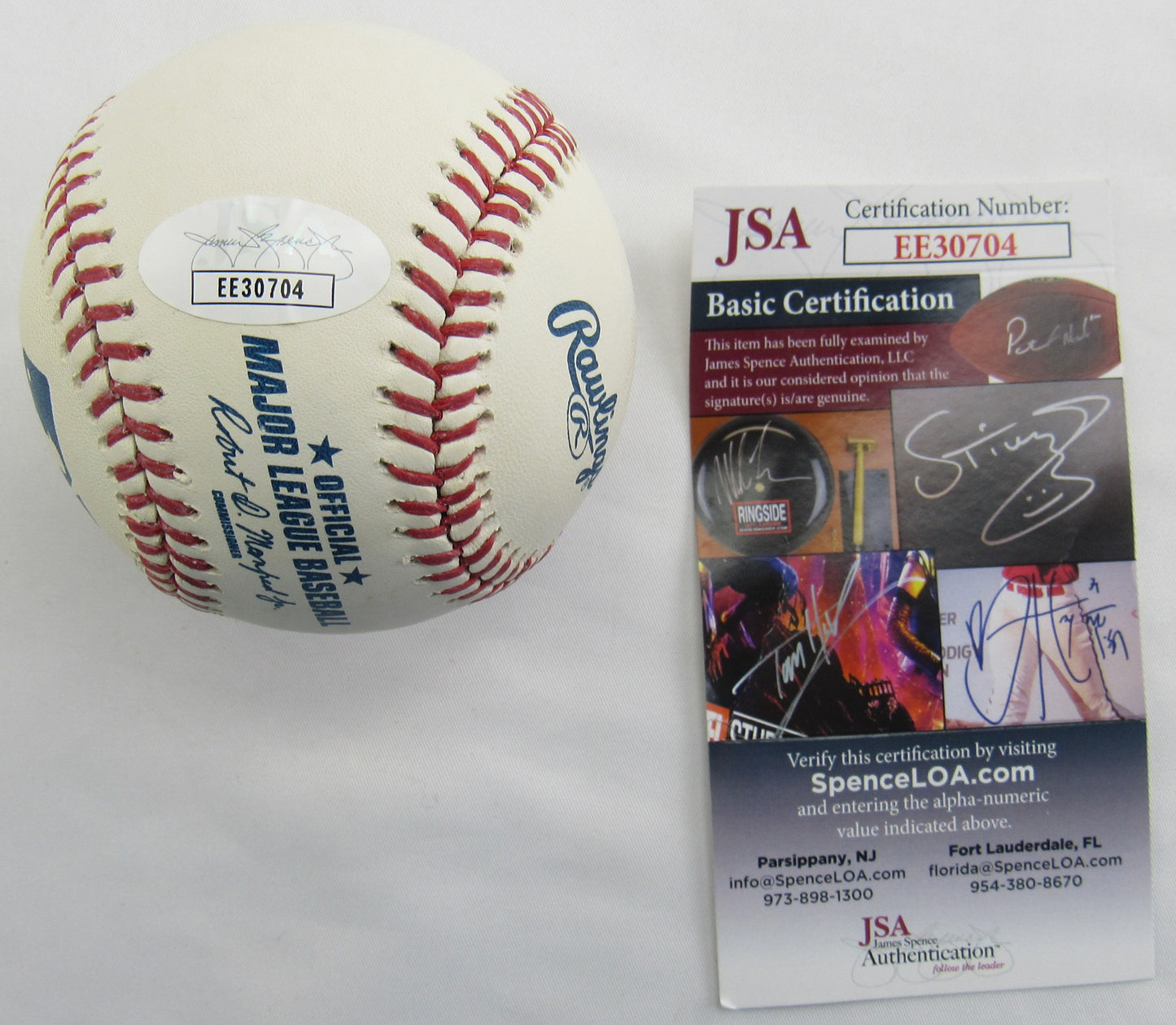 Jay Bruce Signed Auto Rawlings Baseball JSA EE30704