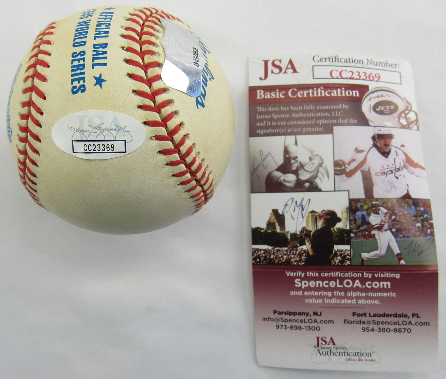 Tom Glavine Signed Auto Rawlings Baseball JSA CC23369