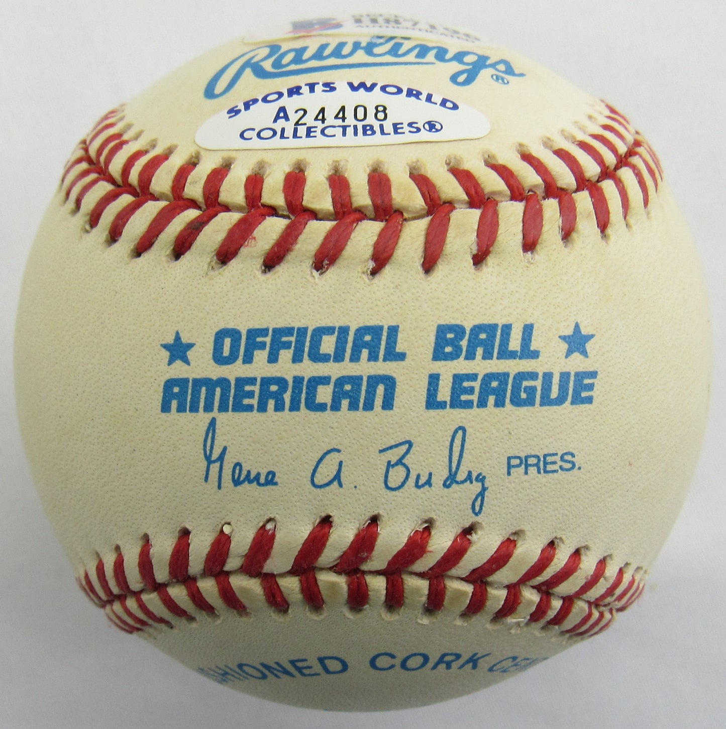 Mo Vaughn Signed Auto Rawlings Baseball Beckett H87196