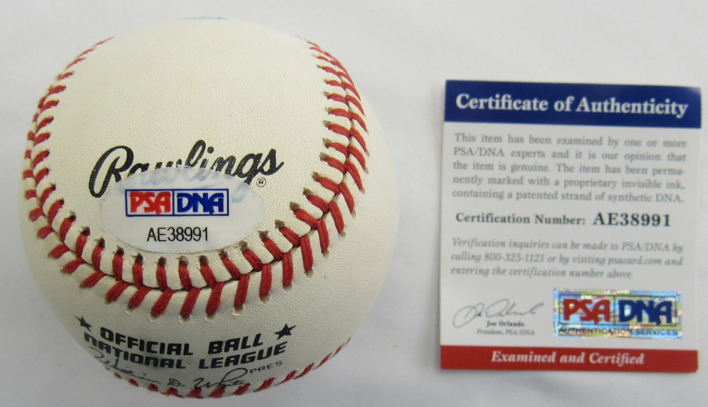 Buck Leonard Signed Auto Rawlings Baseball PSA/DNA AE38991
