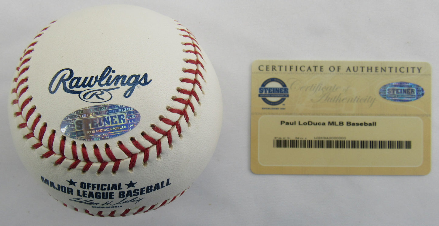 Paul LoDuca Signed Auto Rawlings Baseball Steiner COA