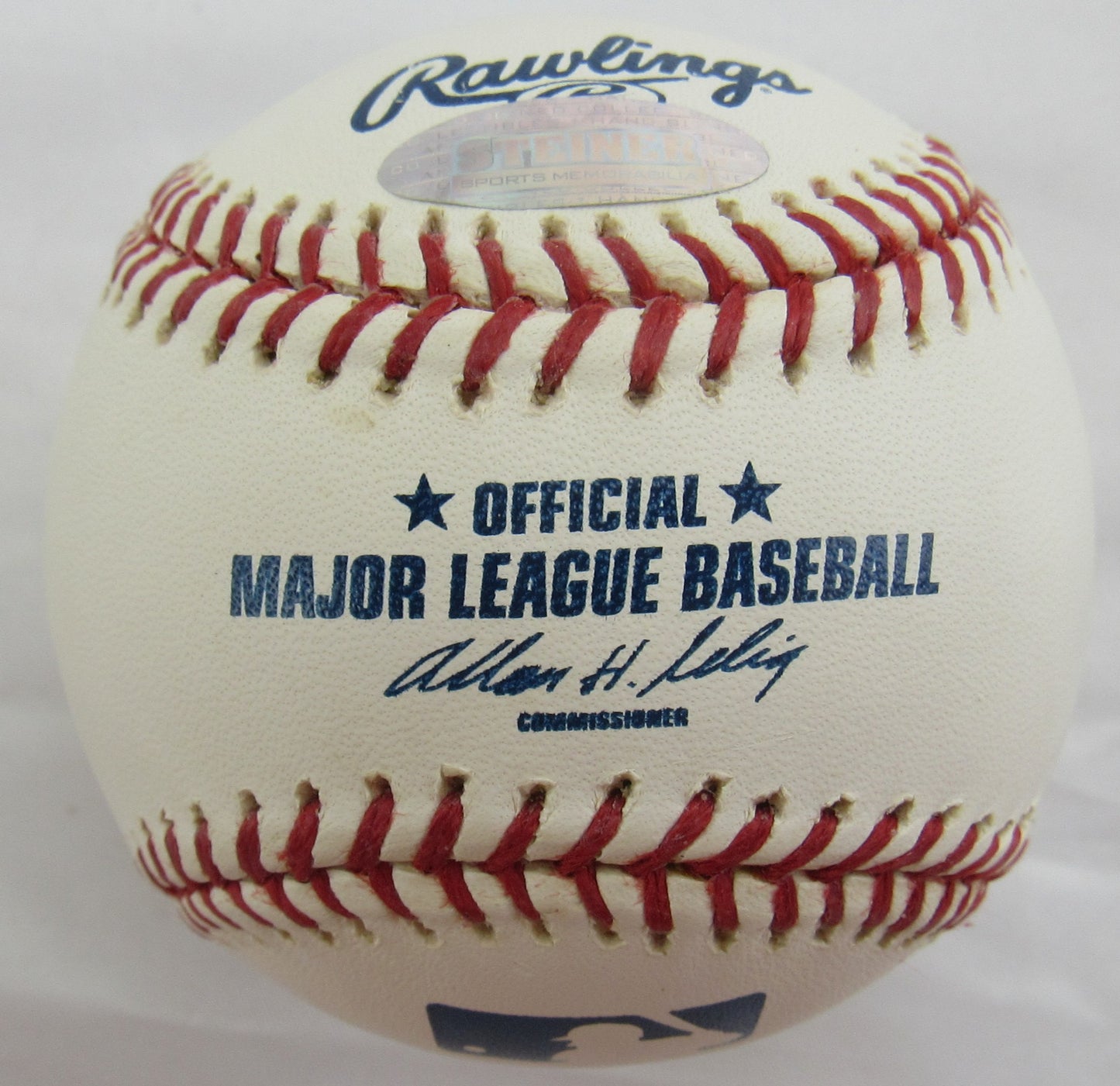 Hank Blalock Signed Auto Rawlings Baseball Steiner
