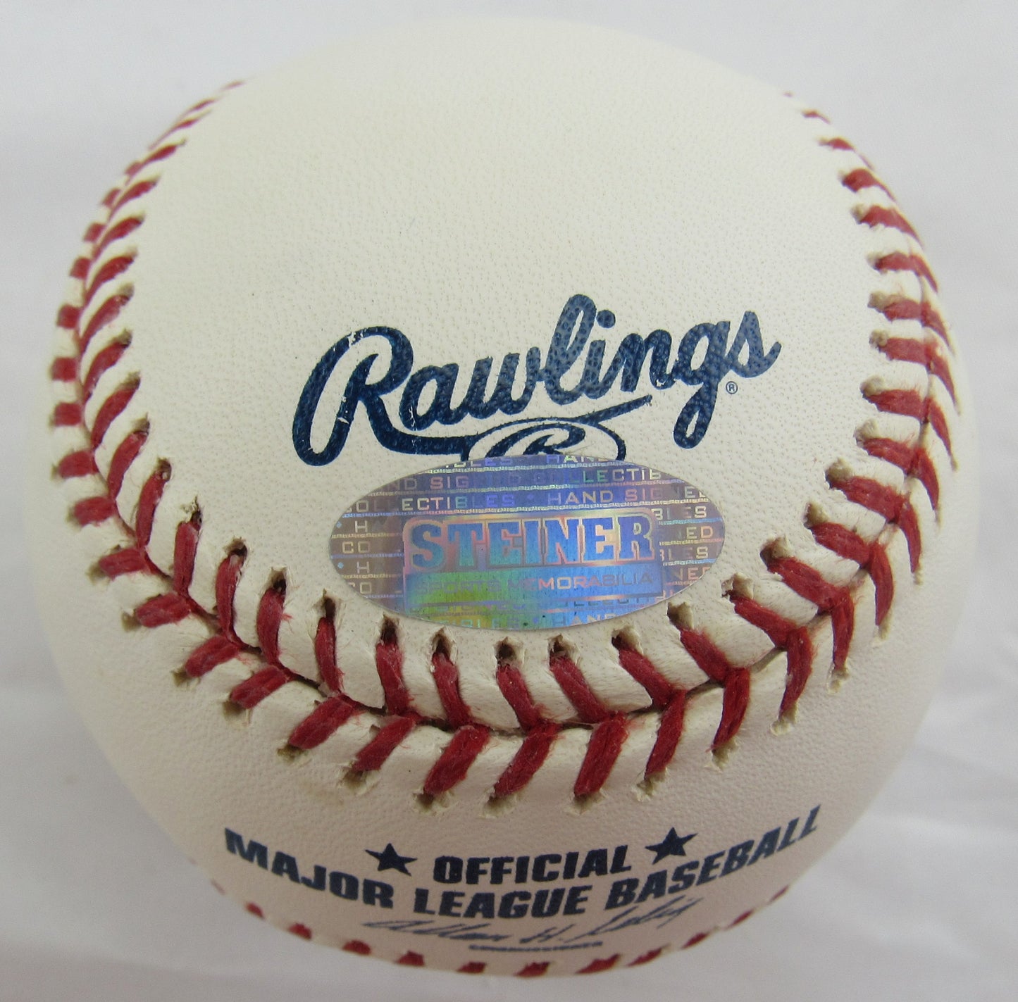 Hank Blalock Signed Auto Rawlings Baseball Steiner