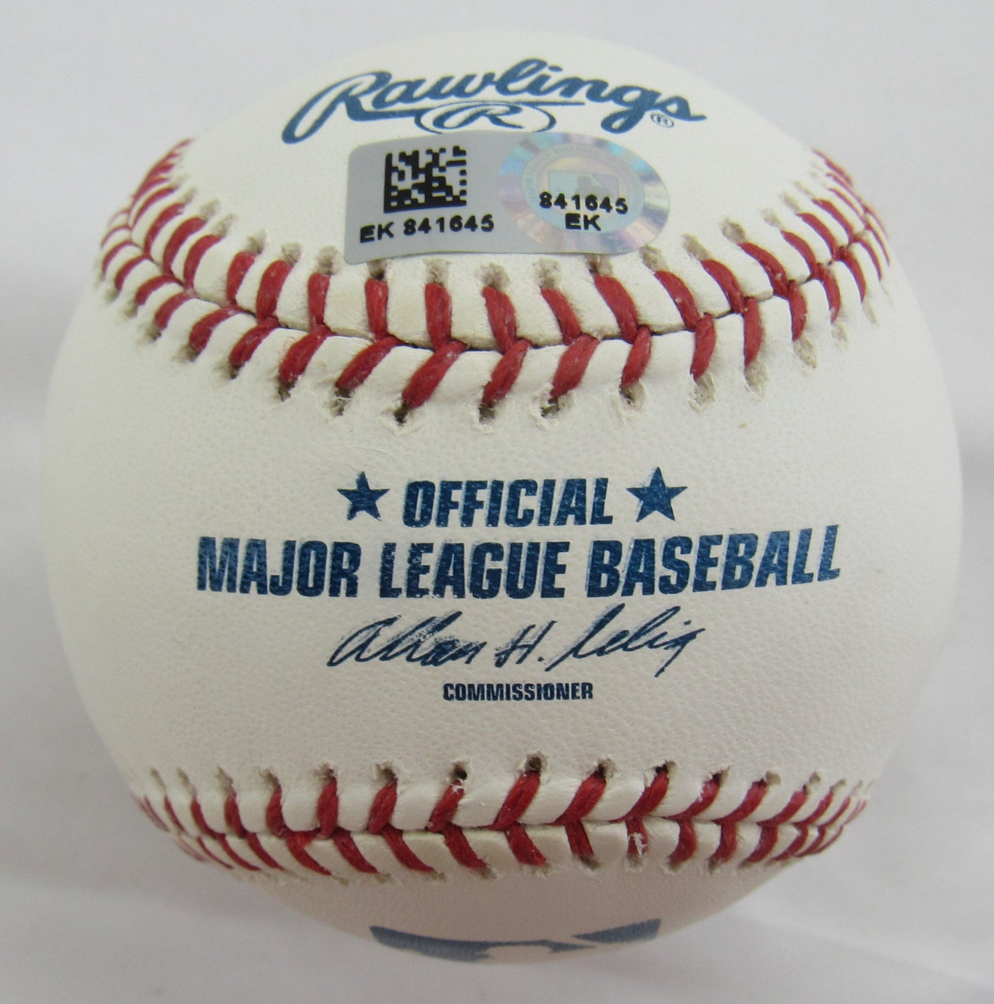 Sid Fernandez Signed Auto Rawlings Baseball MLB Holo EK841645