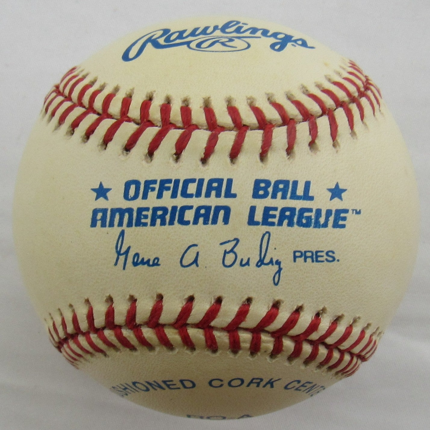 Eddie Robinson Signed Auto Rawlings Baseball B161
