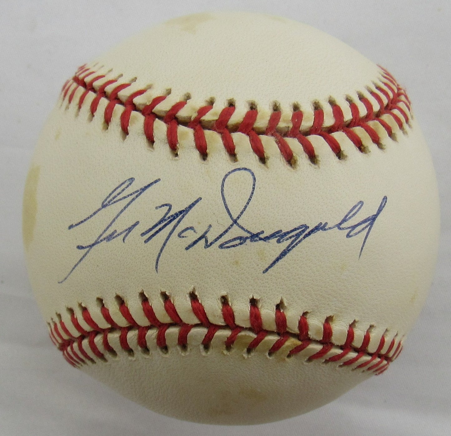 Gil McDougald Signed Auto Rawlings Baseball B161