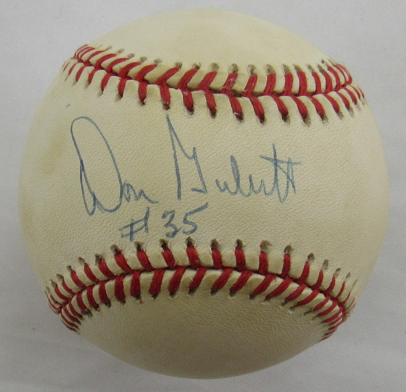 Don Gullett Signed Auto Rawlings Baseball B161