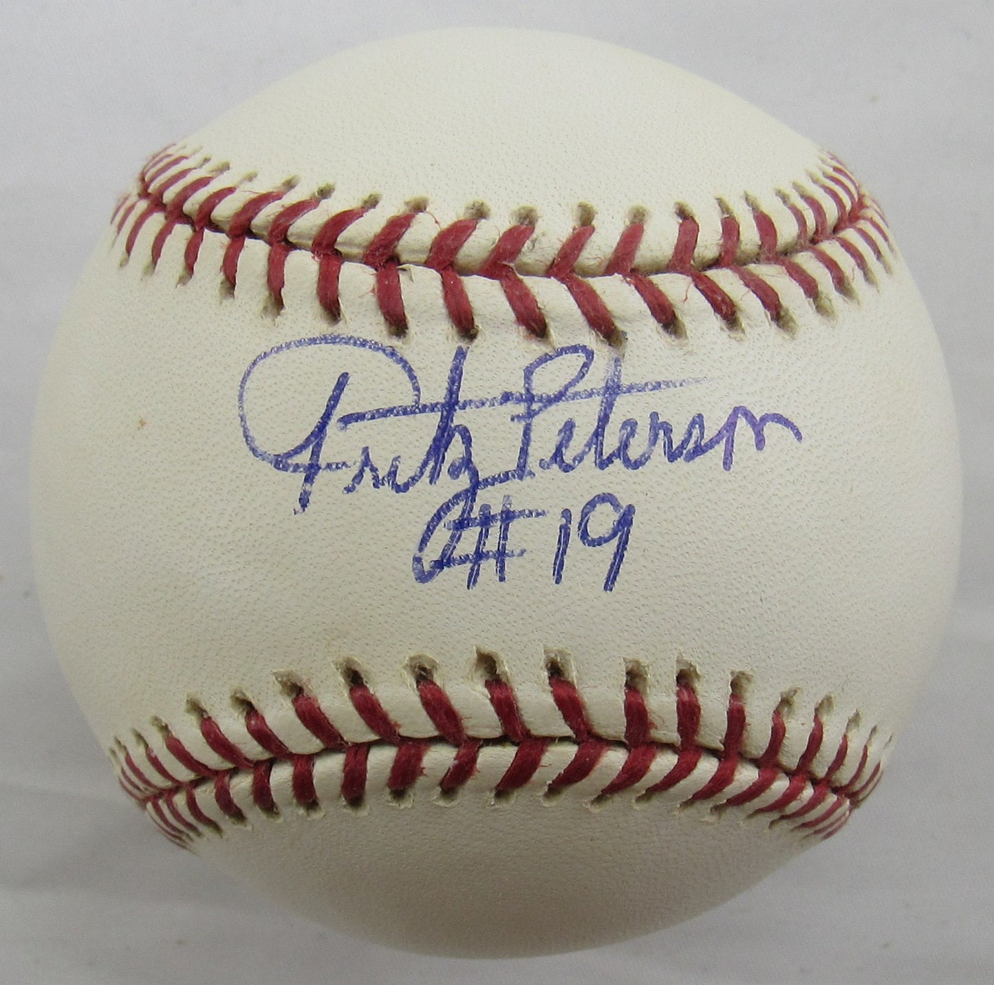 Fritz Peterson Signed Auto Rawlings Baseball B162