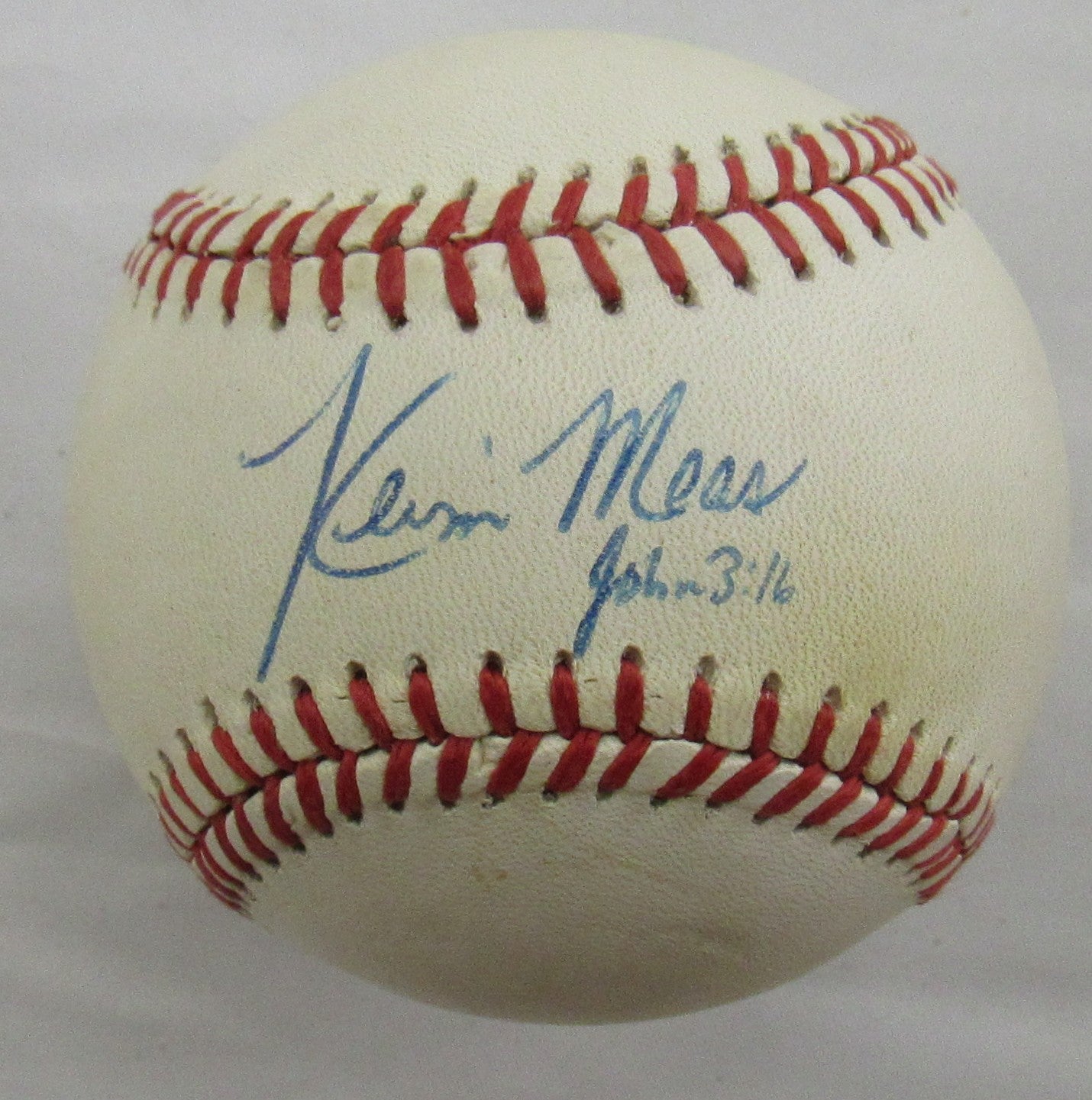 Kevin Maas Signed Auto Rawlings Baseball B162