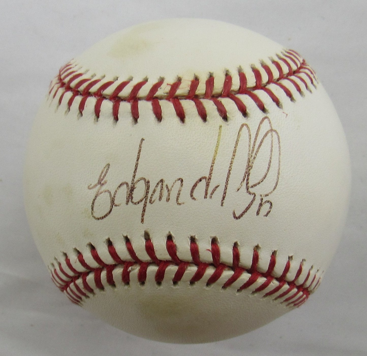 Edgardo Alfonso Signed Auto Rawlings Baseball B162
