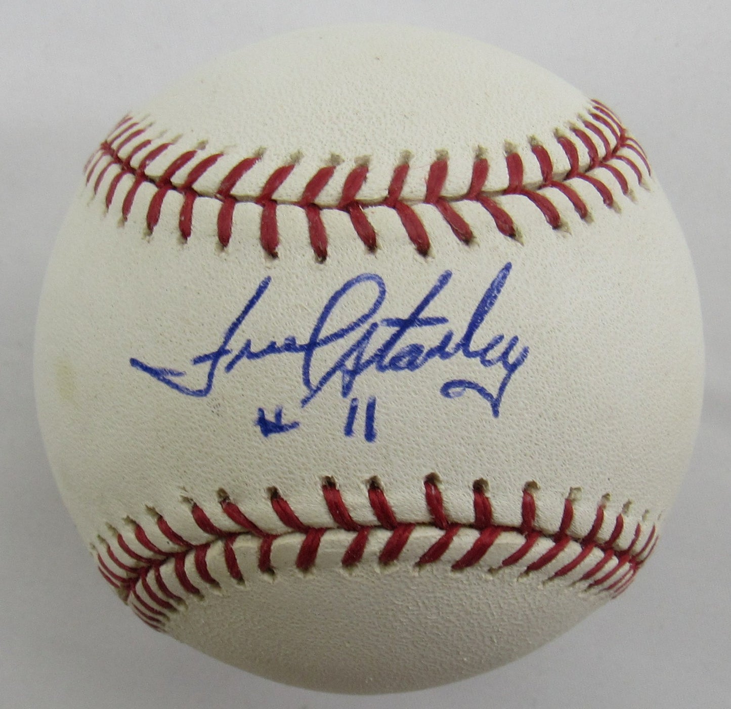 Fred Stanley Signed Auto Rawlings Baseball B163