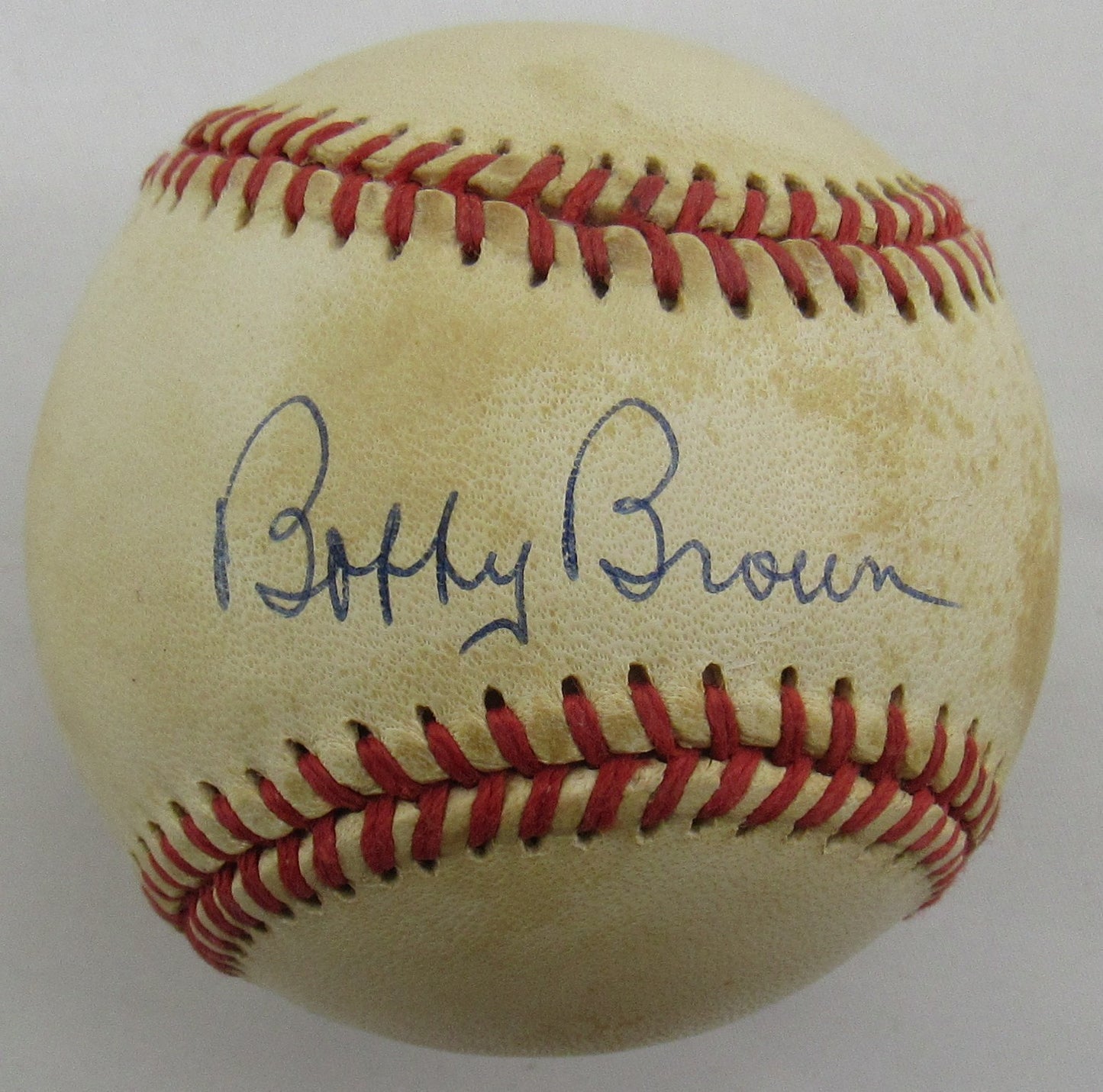 Bobby Brown Signed Auto Rawlings Baseball B163