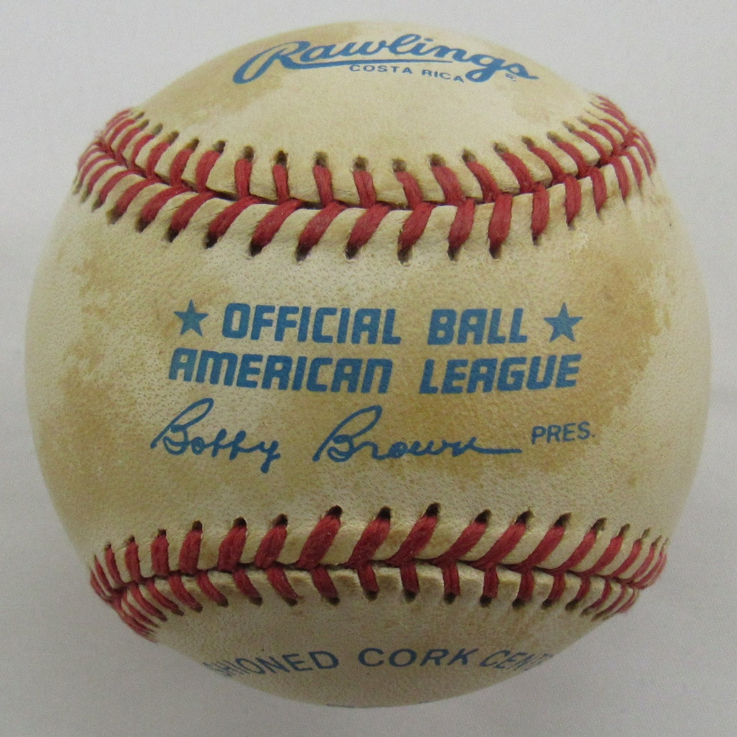 Bobby Brown Signed Auto Rawlings Baseball B163