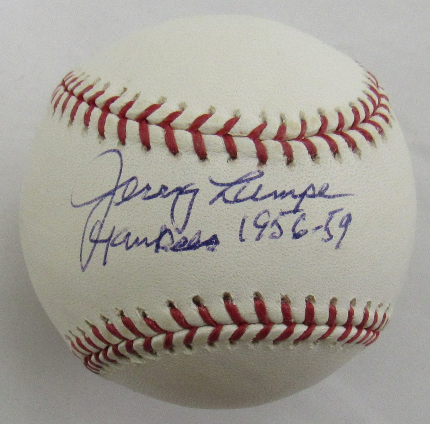 Jerry Lumpe Signed Auto Rawlings Baseball B163
