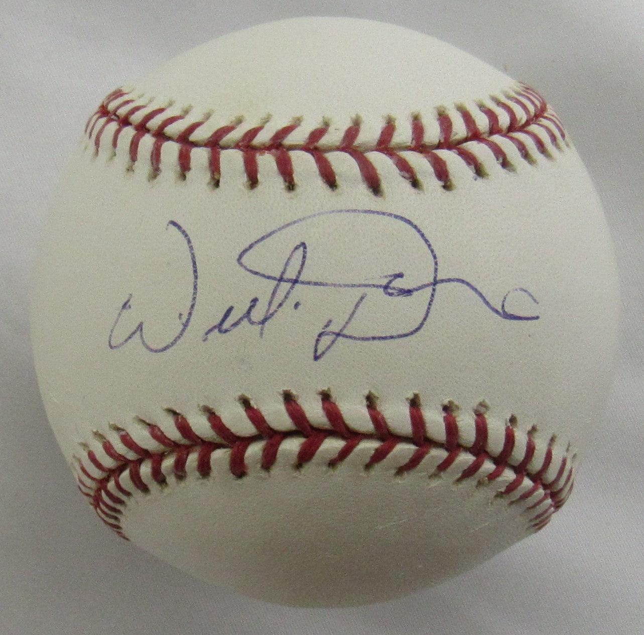 Willie Davis Signed Auto Rawlings Baseball B165