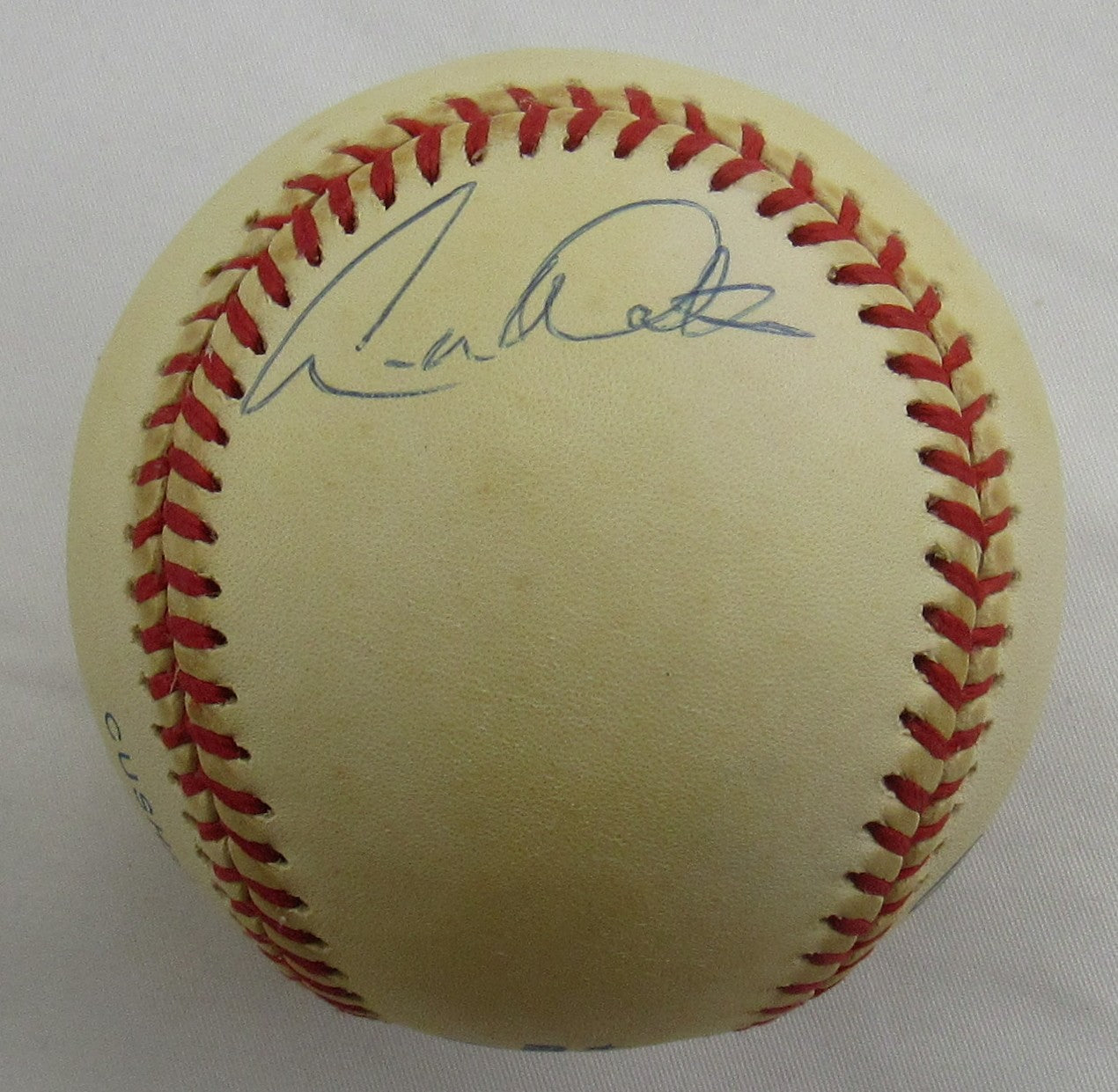 Allen Watson Signed Auto Rawlings Baseball B166